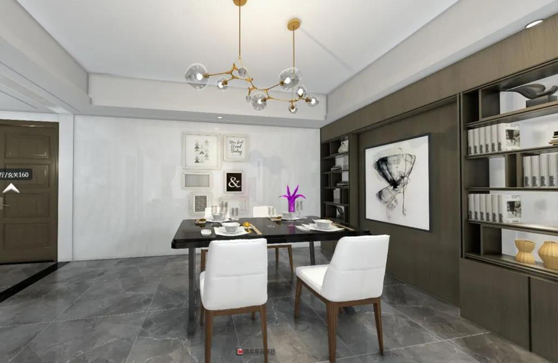 105m2的現代簡約家居，凝練摩登之美